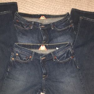 2 Pair Lucky Bran Jeans